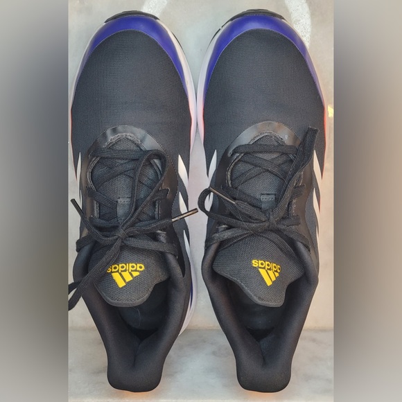 Adidas Fortarun FZ5496 Black Running Shoes Sneakers Size 7 - Picture 3 of 10